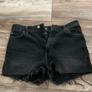Urban outfitters black denim shorts